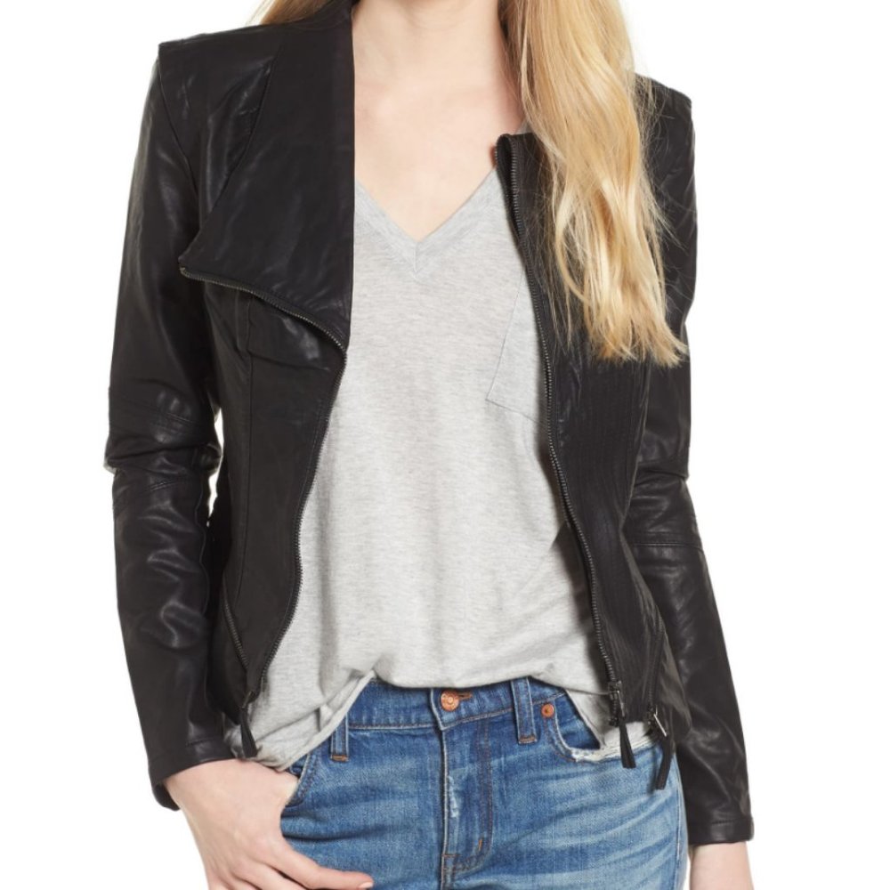 Faux Leather Jacket